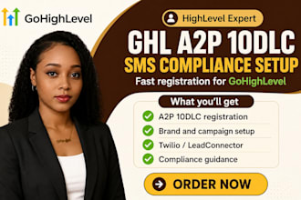 setup gohighlevel a2p 10dlc sms compliance registration