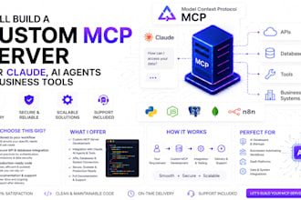 build mcp integrations for claude, n8n, and custom business workflows