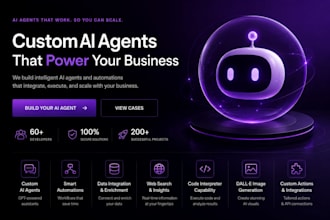 build custom ai agent
