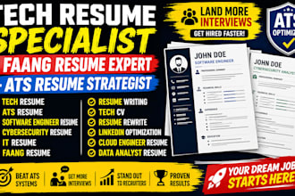write an ats optimized tech resume for software engineer, IT and cybersecurity