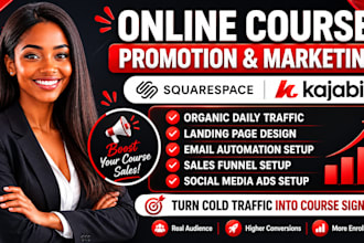 online course teachable kajabi thinkific course marketing SEO