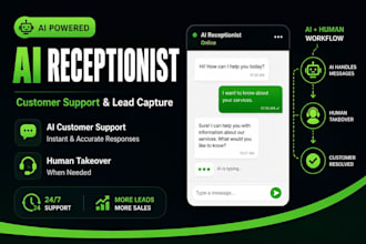 build ai receptionist chatbot for your business