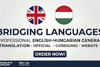 translate english to hungarian or hungarian to english