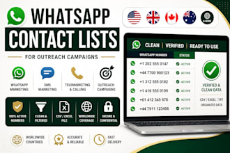 clean and verify contact lists for outreach campaigns