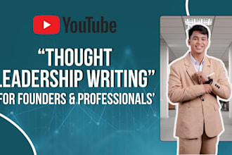 write linkedin and thought leadership content for founders