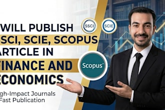 publish ssci, scie, scopus article in finance and economics