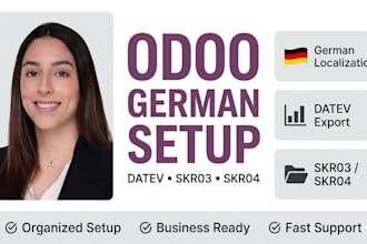 setup german odoo accounting configure gobd tax audit trail and datev interface