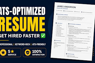 write a professional ats optimized resume
