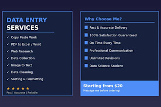 do fast and accurate data entry and copy paste work