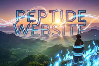 build a peptide website, pharmacy website, medical website