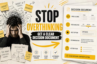 make a decision document for your overthinking