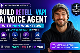 n8n ai voice agent vapi retell ai receptionist appointment setter elevenlabs bot