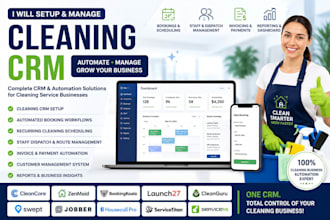 setup manage and optimize cleaning crm cleancore zenmaid bookingkoala launch27