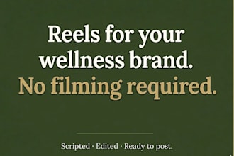 create instagram reels for your health and wellness brand