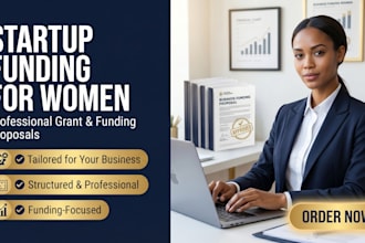 write women founder startup funding and grant proposals