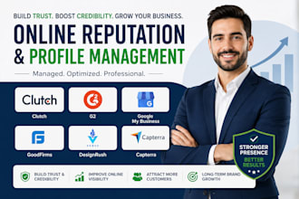 verified clutch g2 gmb goodfirm online management designrush capterra reputation
