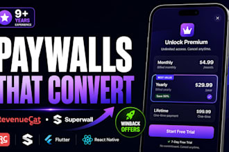 design persuasive paywalls and integrate revenuecat superwall in your app