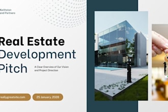 design luxury villa pitch deck real estate marketing business presentation