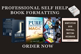 create book trailer self help memoir paperback nonfiction ebook cover design