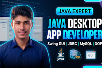 develop java swing gui desktop application