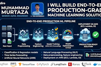 build machine learning, deep learning, and nlp models using python