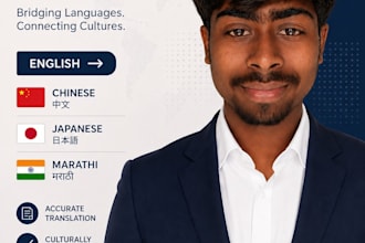 english chinese japanese marathi translator