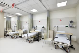 design 3d hospital, clinic and healthcare interior space