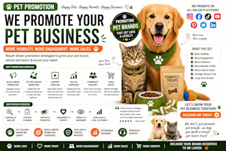 effective pet promotion to your pet business or pet content