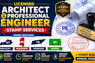 architect and professional engineer stamp in kentucky mississippi tennessee ks