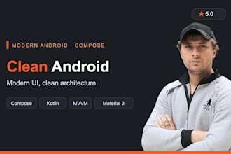 build a modern android app in kotlin and jetpack compose
