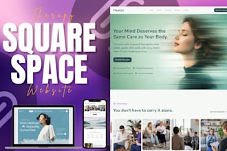 design therapy or counselling squarespace website squarespace design
