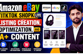 create professional product listings for amazon and ecommerce stores