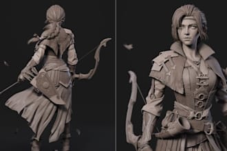 create ue5 3d character animation walk run jump attack combat rig blender game