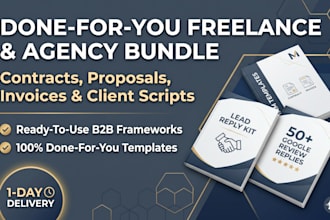 give you a complete freelancer business template bundle
