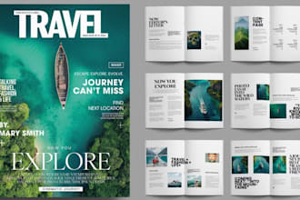 design magazine layout newspaper ad business flyer print and design web banner