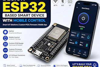 design esp32 based smart device with mobile control
