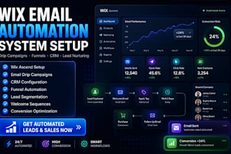 setup wix ascend email automation drip campaigns contact list email marketing