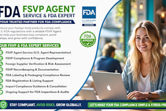 be your fsvp agent consultant and fda compliance expert