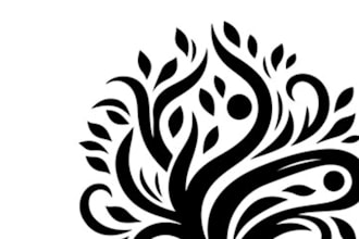 design modern awesome tree logo