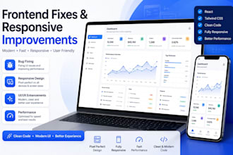 do frontend fixes and responsive website improvements