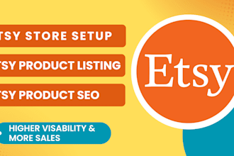 set up your etsy shop and optimise listings