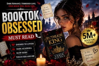 viral booktok promotion amazon kdp book, booktok shop booktok video,ebook