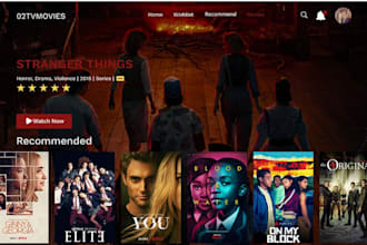 create iptv app for samsung, smart tvs, lg, video streaming app with admin panel