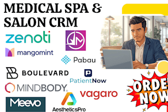 set med spa salon CRM zenoti mangomint boulevard mindbody meevo aestheticspro