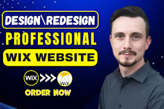 do wix website design, redesign business wix website, website development