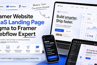 do framer website saas landing page figma to framer webflow expert