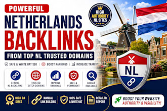 build strong netherlands backlinks on top nl trusted domain sites
