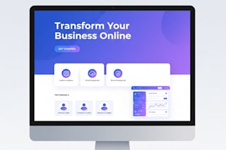 design a professional landing page with HTML and CSS