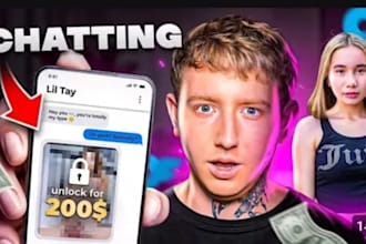 do 18 hrs active daily fanvue chatter, fanvue promotion