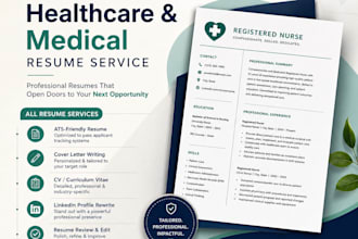 write healthcare administration and  public healthcare resume